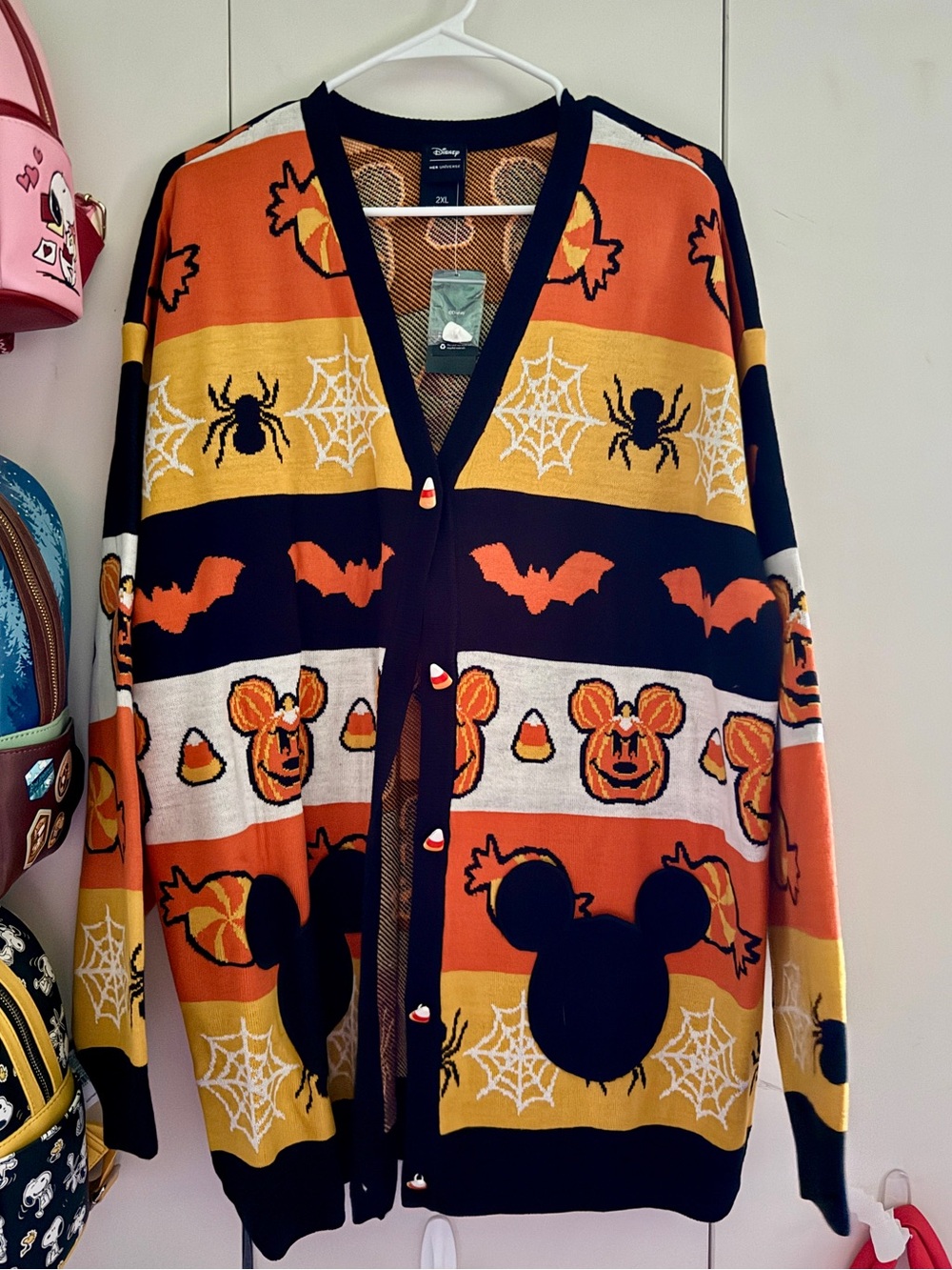 Her Universe Disney Halloween Cardigan NWT